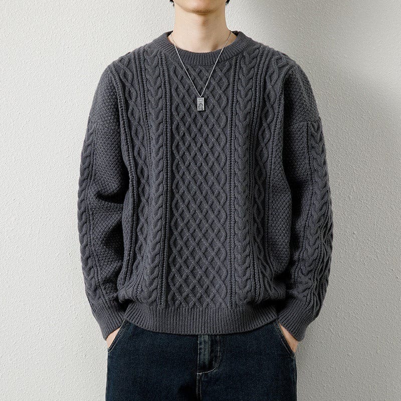 Primadon Pullover Grau / XS Arden | Lässiger Strickpullover für Damen leicht