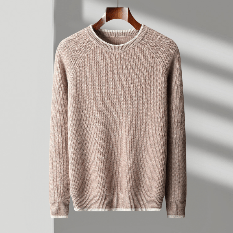 Primadon Pullover Khaki / XS Carl | Eleganter Wollpullover für Damen warm
