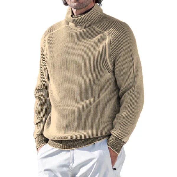 Primadon Pullover Khaki / XS Johnny | Eleganter Rollkragenpullover für Herren