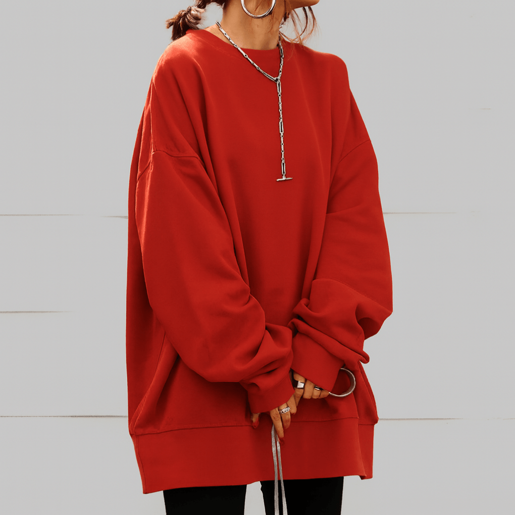 Primadon Pullover Orange / S Andrea | Lässiger Herrenpullover aus weichem Strick Winter