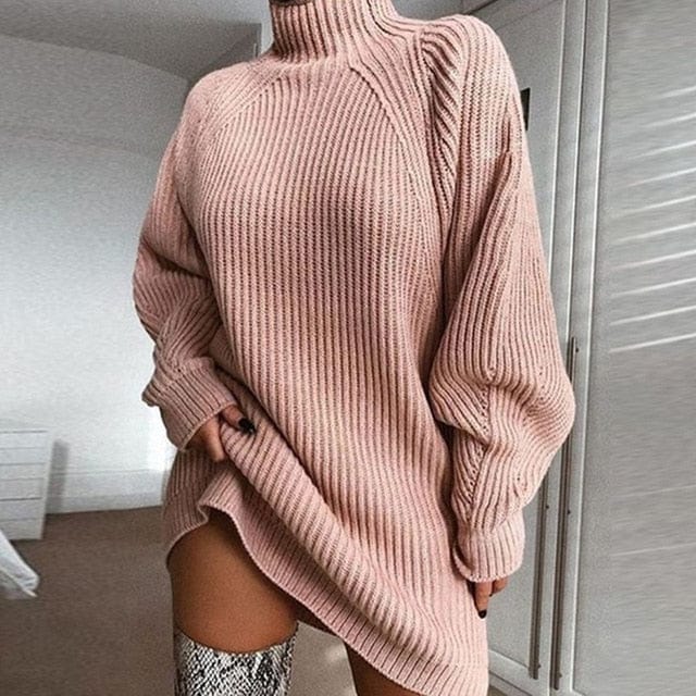 Primadon Pullover Pink / M Bella | Warmer Strickpullover für Damen Herbst/Winter