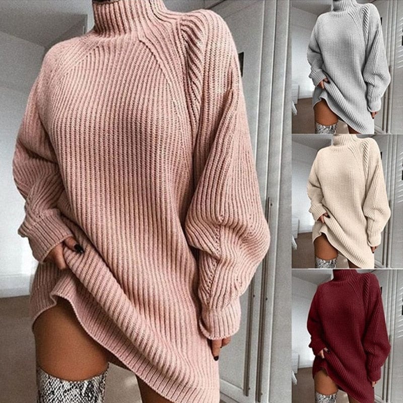 Primadon Pullover Pink / S Bella | Warmer Strickpullover für Damen Herbst/Winter