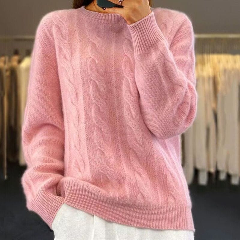 Primadon Pullover Rosa1 / XS Alida | Eleganter Damenpullover für jeden Anlass nachhaltig