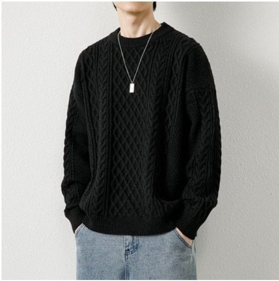 Primadon Pullover Schwarz / XS Arden | Lässiger Strickpullover für Damen leicht