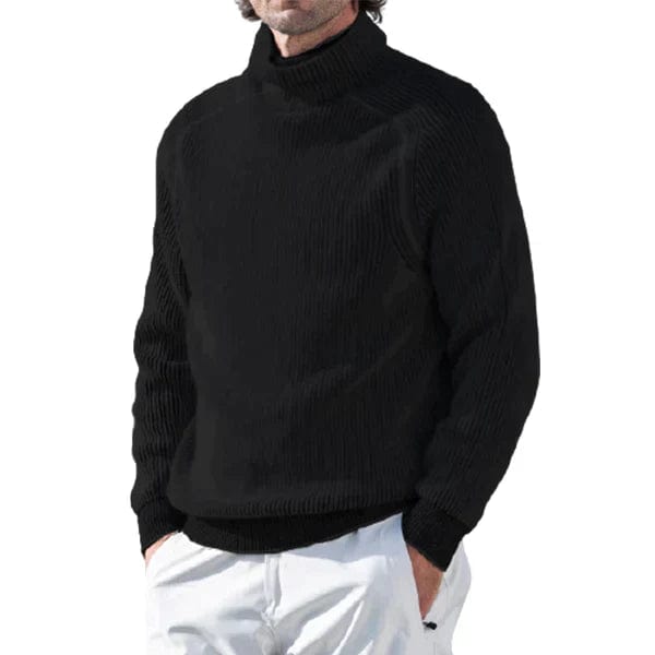 Primadon Pullover Schwarz / XS Johnny | Eleganter Rollkragenpullover für Herren