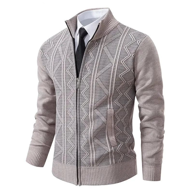 Primadon Pullover & Strickjacken Beige / XS Felix | Elegante Strickjacke für Herren Winter