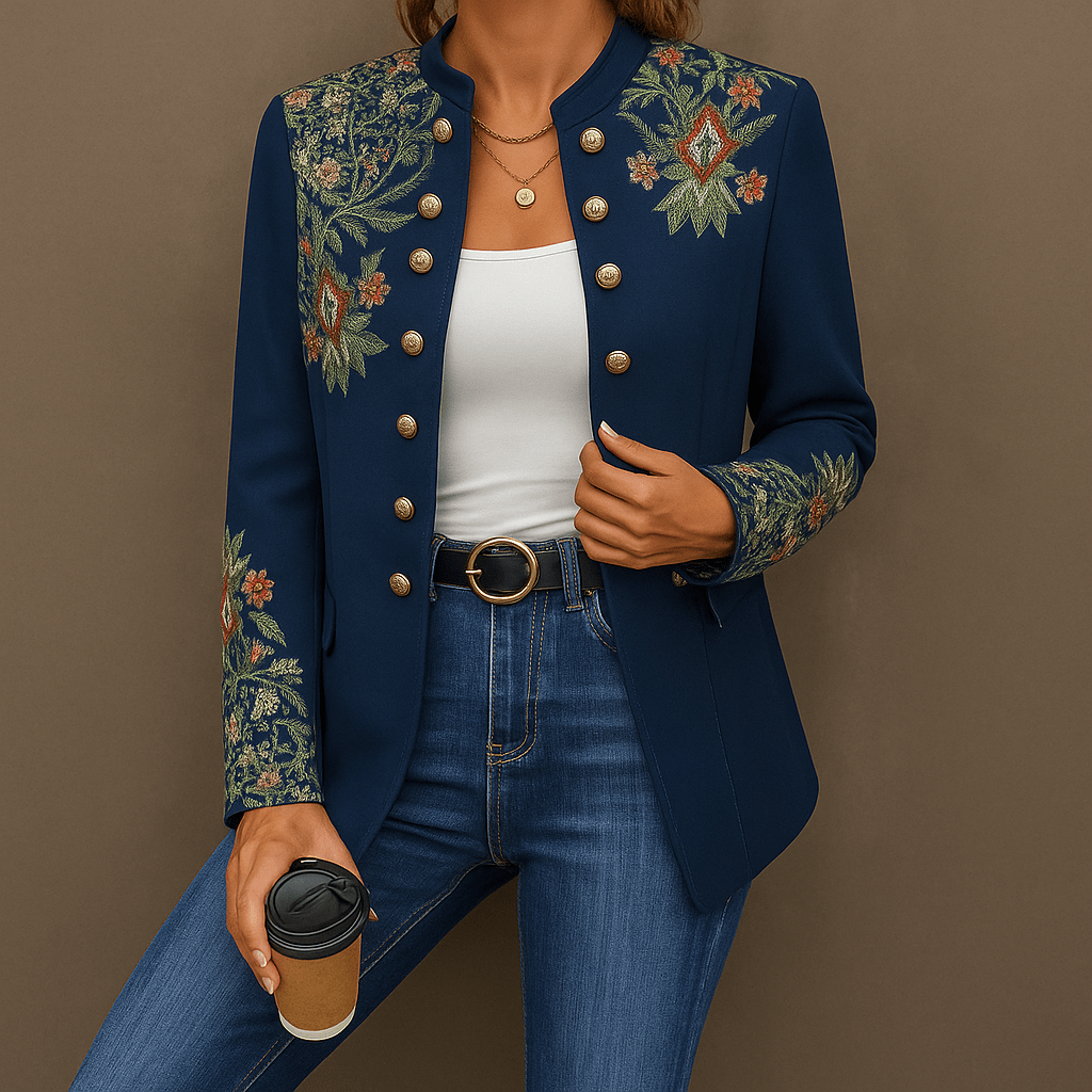 Primadon Pullover & Strickjacken Blau / XS Eleganter Cardigan für Damen leicht atmungsaktiv mit Taschen vielseitig