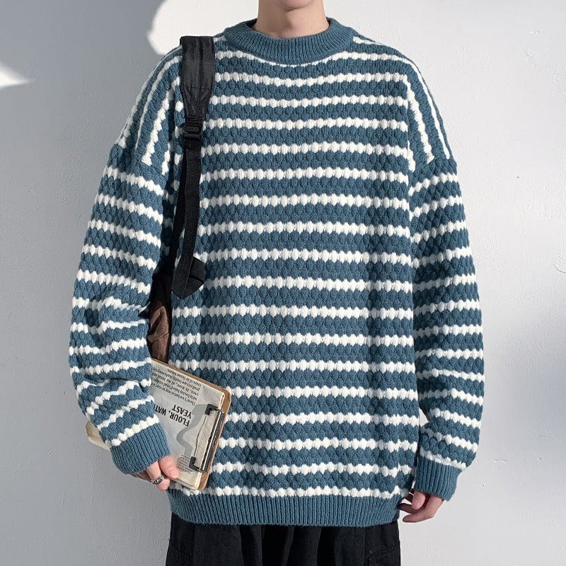 Primadon Pullover & Strickjacken Blau / XS Roslyn | Lässiger Damenpullover aus Baumwolle Oversize