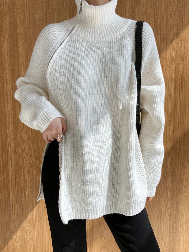 Primadon Pullover & Strickjacken Clara Damen Weste | Atmungsaktives Rippendesign, Praktischer Reißverschluss