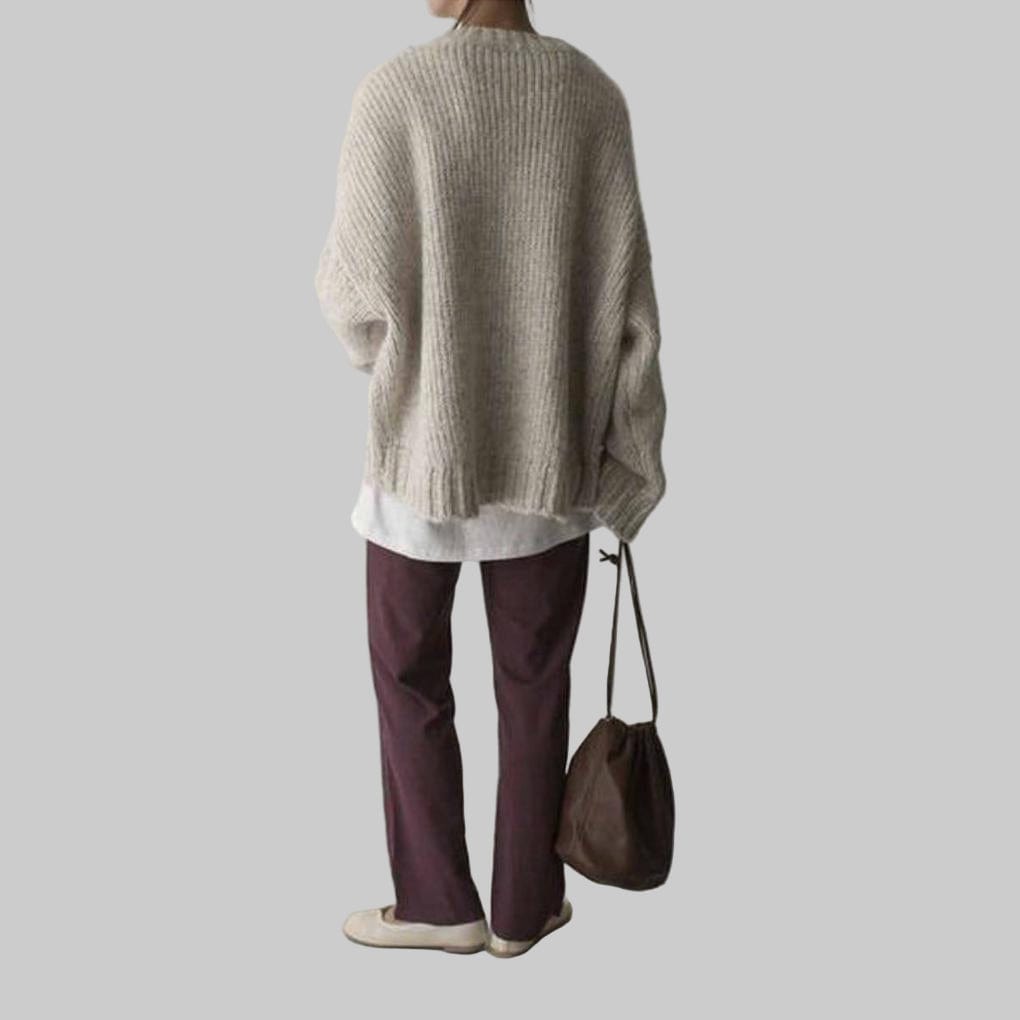 Primadon Pullover & Strickjacken Clara | Lässiger Damenpullover in Übergröße für Herbst