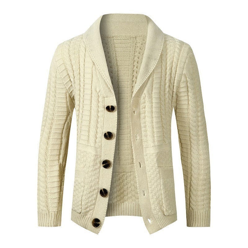 Primadon Pullover & Strickjacken David | Eleganter Strickcardigan für Herren warm