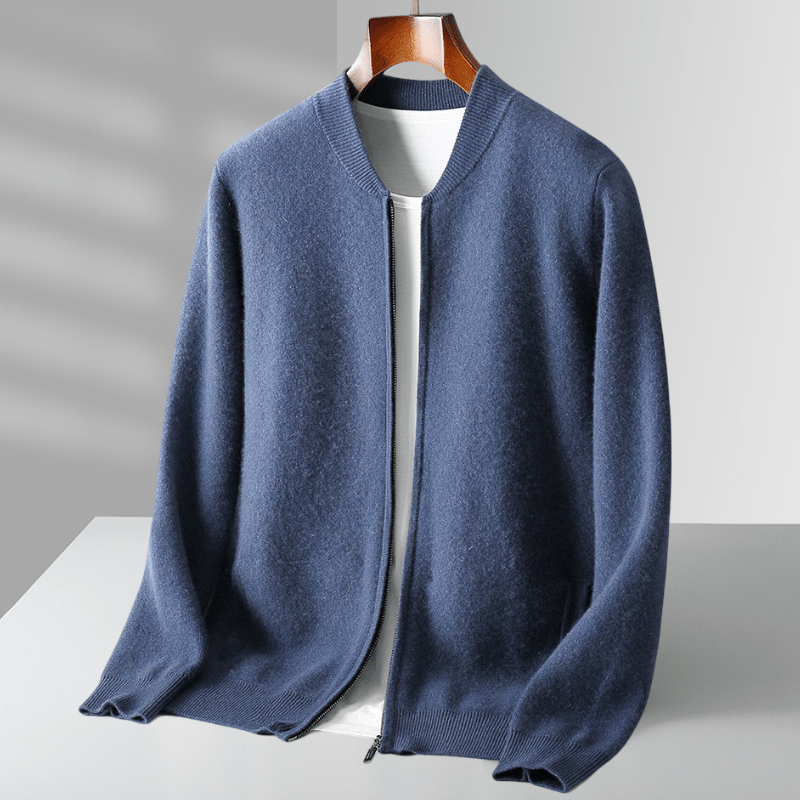 Primadon Pullover & Strickjacken Fairmont | Eleganter Wollzipper für Herren leicht