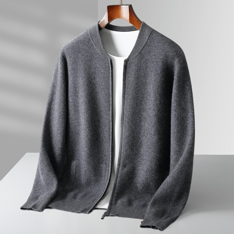 Primadon Pullover & Strickjacken Fairmont | Eleganter Wollzipper für Herren leicht