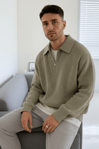 Primadon Pullover & Strickjacken Jaro atmungsaktiver Jacquardpullover für Herren Herbst