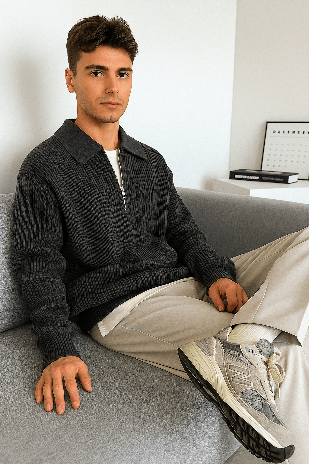 Primadon Pullover & Strickjacken Jaro atmungsaktiver Jacquardpullover für Herren Herbst