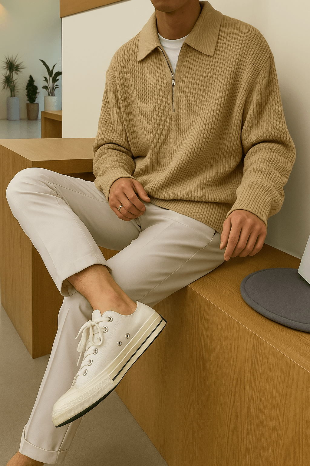 Primadon Pullover & Strickjacken Jaro atmungsaktiver Jacquardpullover für Herren Herbst