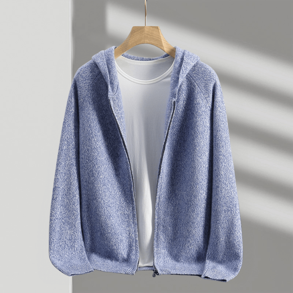 Primadon Pullover & Strickjacken Lucien | Eleganter Herren Hoodie aus Cashmere-Mix