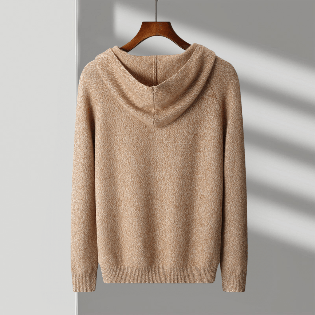 Primadon Pullover & Strickjacken Lucien | Eleganter Herren Hoodie aus Cashmere-Mix