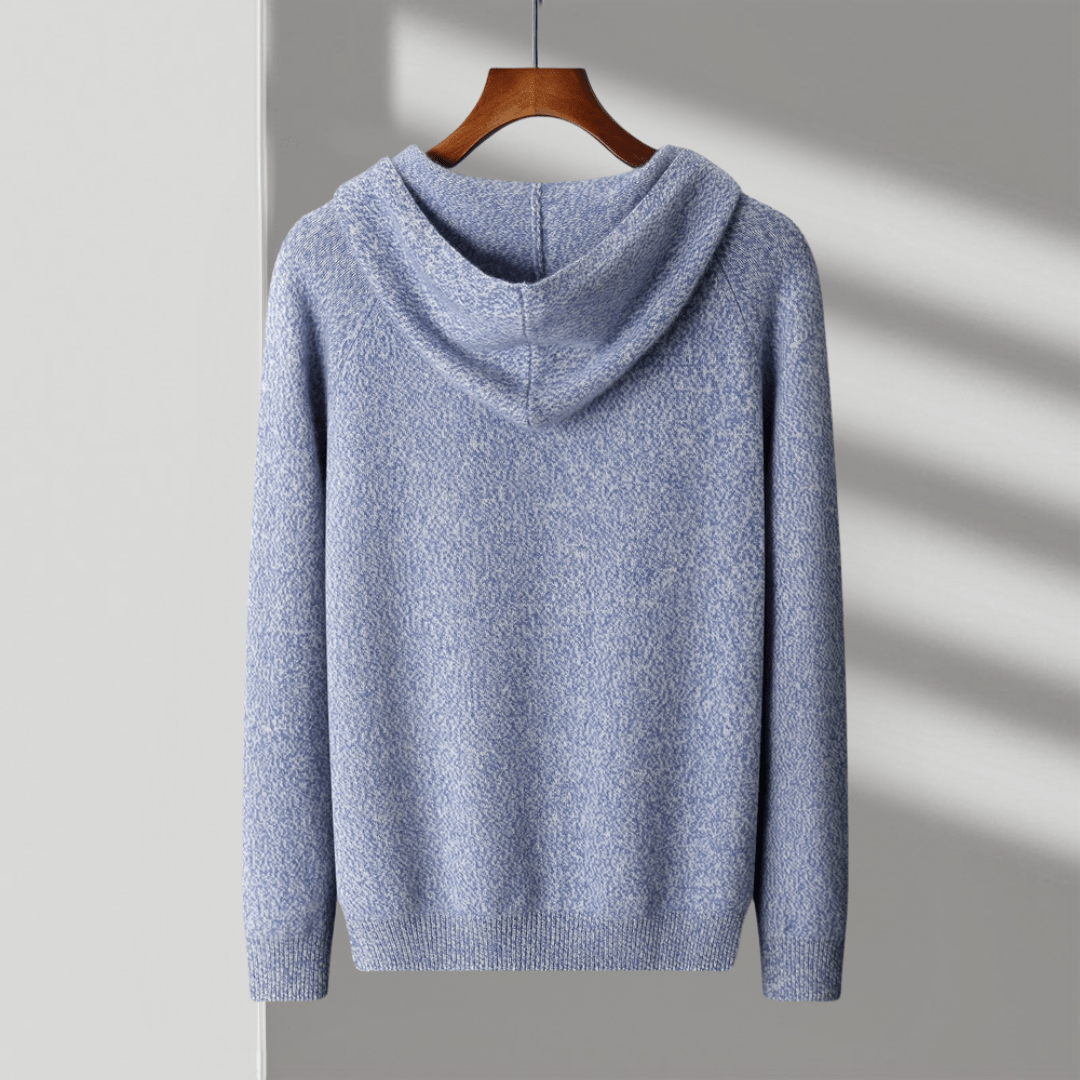 Primadon Pullover & Strickjacken Lucien | Eleganter Herren Hoodie aus Cashmere-Mix