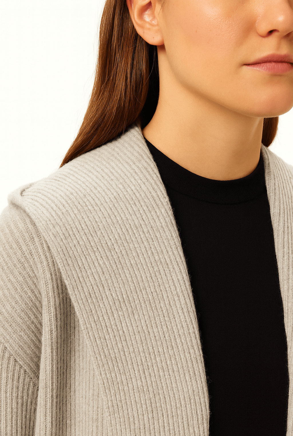 Primadon Pullover & Strickjacken Mia | Elegante Strickjacke für Damen mit Kapuze
