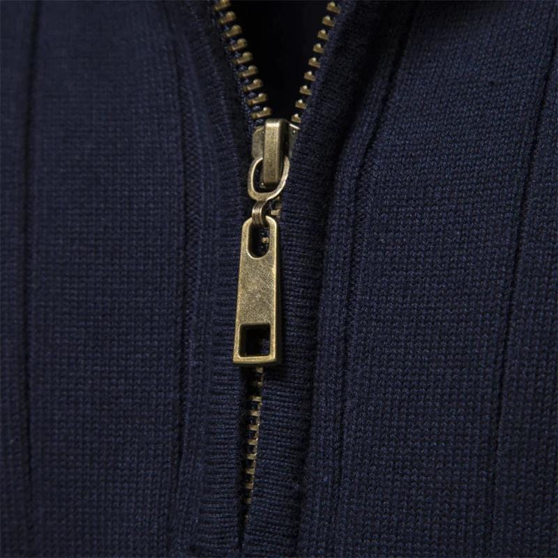 Primadon Pullover & Strickjacken Philipp | Eleganter Herrenpullover mit Reißverschluss Winter