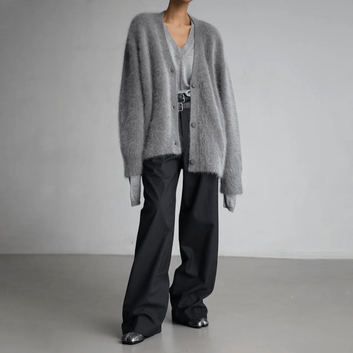 Primadon Pullover & Strickjacken Romy | Flauschige Strickjacke für Damen Oversize Herbst