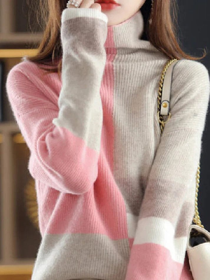 Primadon Pullover & Strickjacken Rosa / XS Riley | Eleganter Rollkragenpullover Damen warm