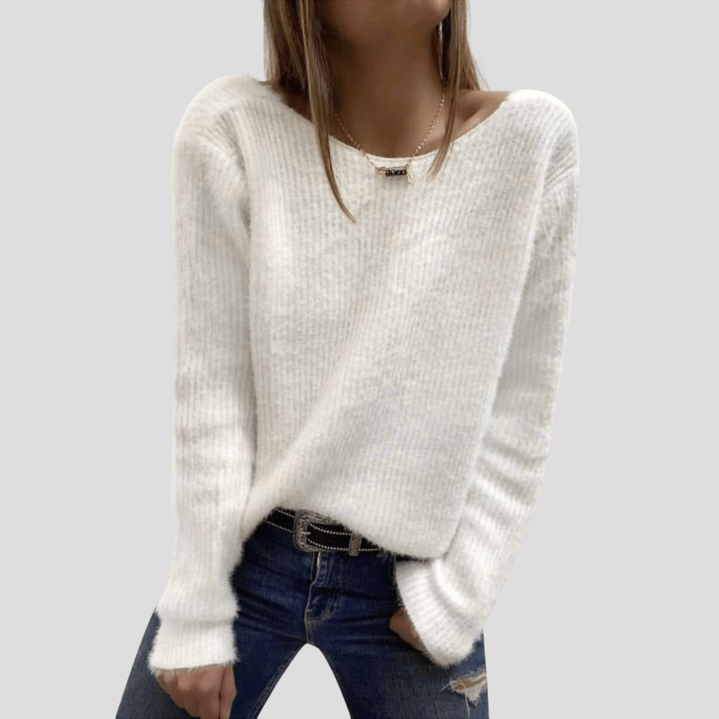 Primadon Pullover & Strickjacken S-a Mia | Eleganter Damenpullover aus Baumwolle für Winter
