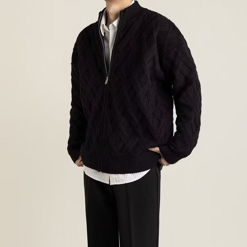 Primadon Pullover & Strickjacken Schwarz / XS Stefan | Warmer Strickpullover für Damen Baumwolle Winter