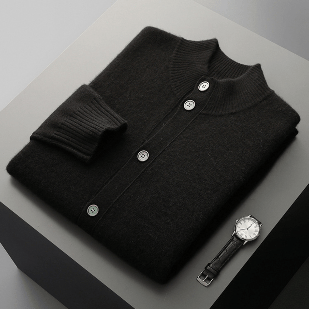 Primadon Pullover & Strickjacken Sterling | Elegante Merinojacke für Herren ganzjährig