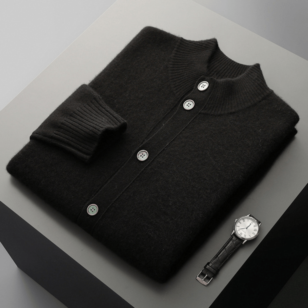 Primadon Pullover & Strickjacken Sterling | Elegante Merinojacke für Herren ganzjährig