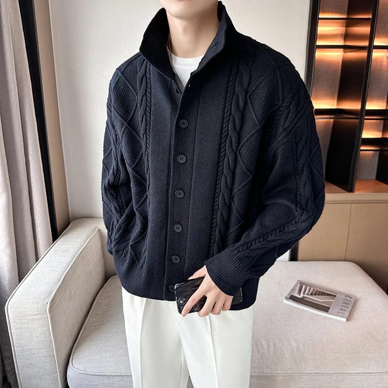 Primadon Pullover & Strickjacken Valentin | Eleganter Strickcardigan für Herren Winter