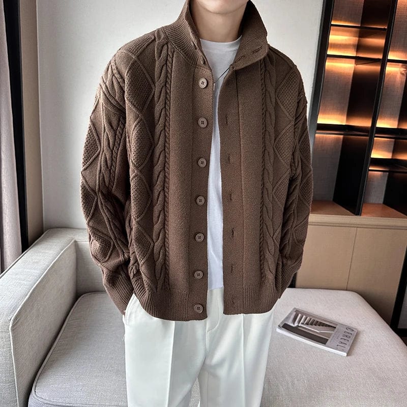 Primadon Pullover & Strickjacken Valentin | Eleganter Strickcardigan für Herren Winter