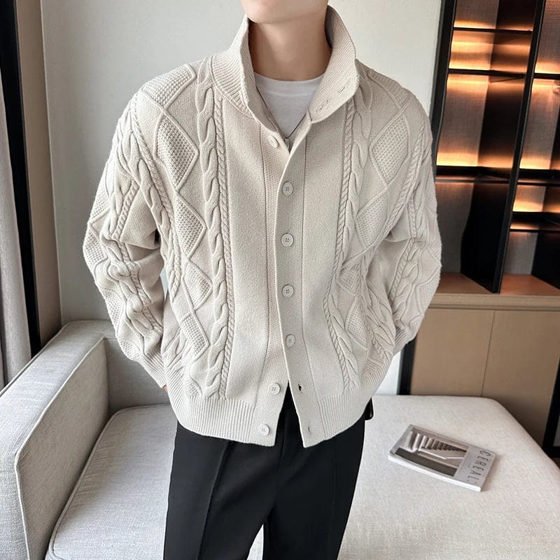 Primadon Pullover & Strickjacken Valentin | Eleganter Strickcardigan für Herren Winter