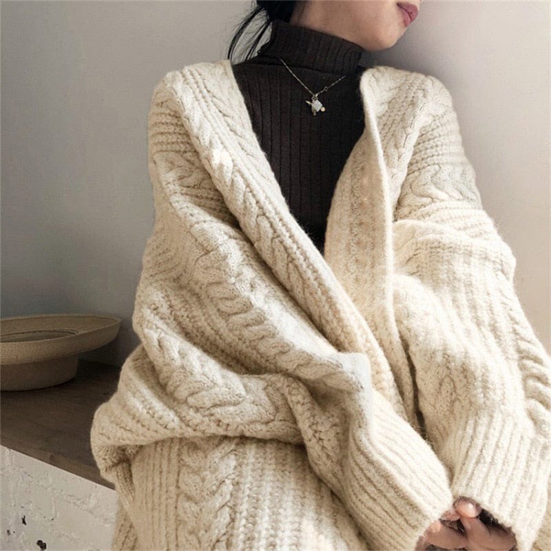 Primadon Pullover & Strickjacken Willa Damen Strickjacke | Weiche Wolle, Vielseitig