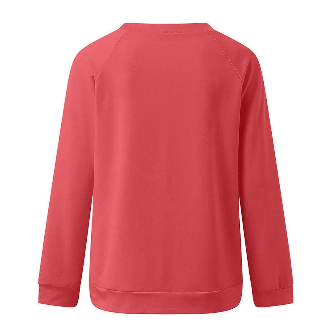 Primadon Pullover & Sweatshirts Elegantes Sweatshirt für Damen langarm weich Freizeit vielseitig atmungsaktiv