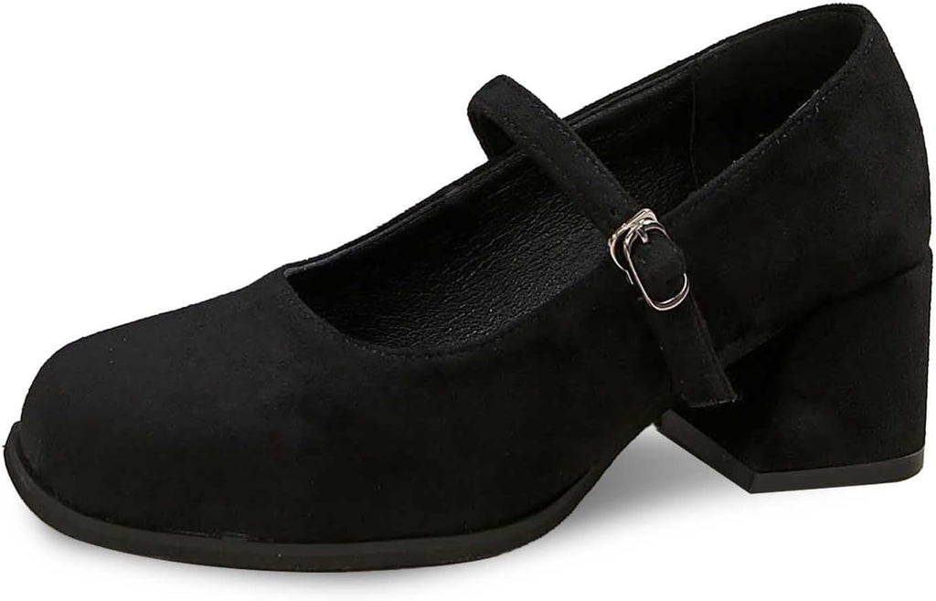 Primadon Pumpen Lena | Elegante Wildlederpumps für Damen mit Schnalle
