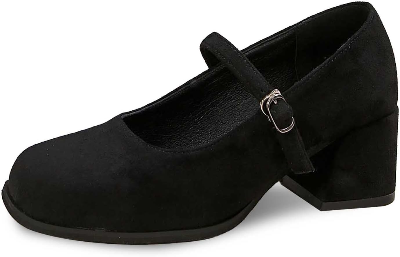 Primadon Pumpen Lena | Elegante Wildlederpumps für Damen mit Schnalle