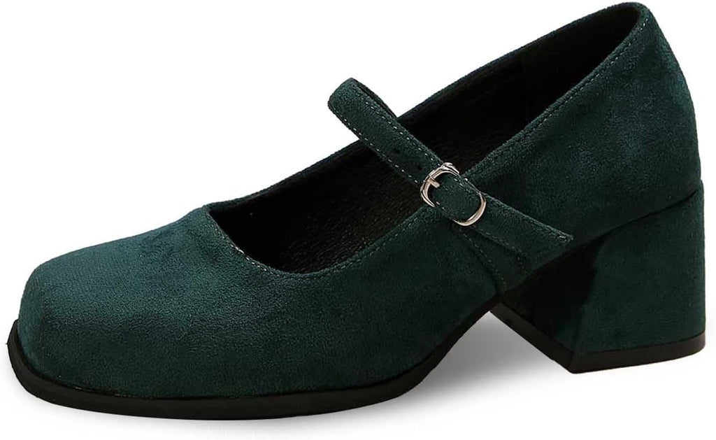 Primadon Pumpen Lena | Elegante Wildlederpumps für Damen mit Schnalle