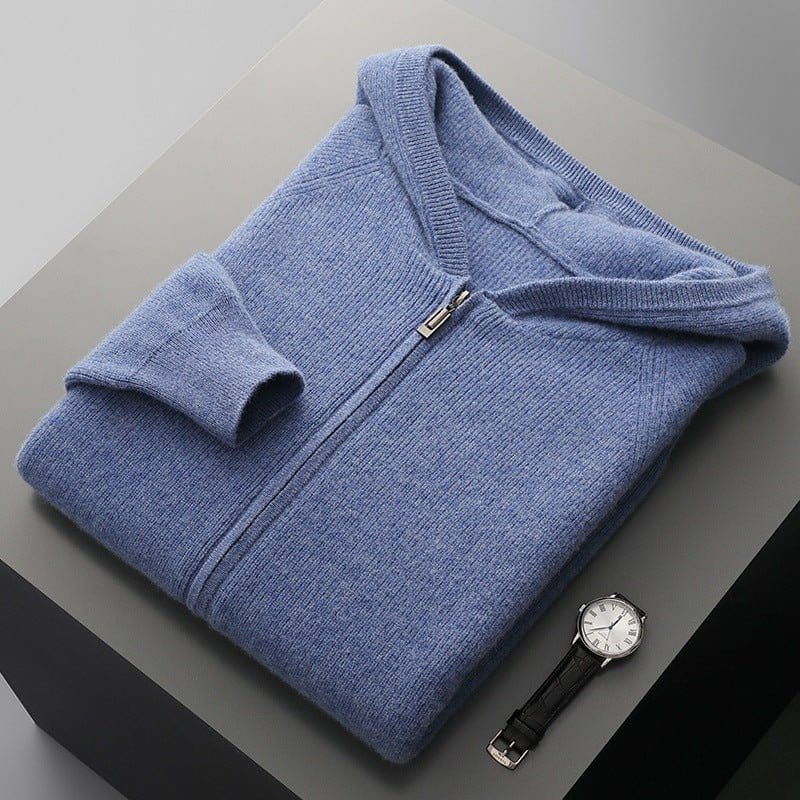 Primadon Reißverschlussjacken Blau / XS Orlando | Weicher Merino Zip-Up für Damen ganzjährig