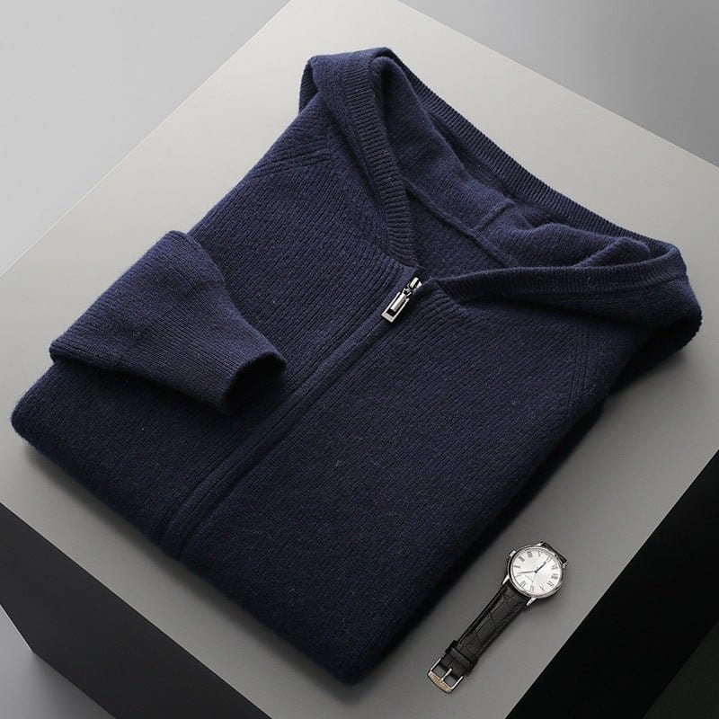 Primadon Reißverschlussjacken Marineblau / XS Orlando | Weicher Merino Zip-Up für Damen ganzjährig