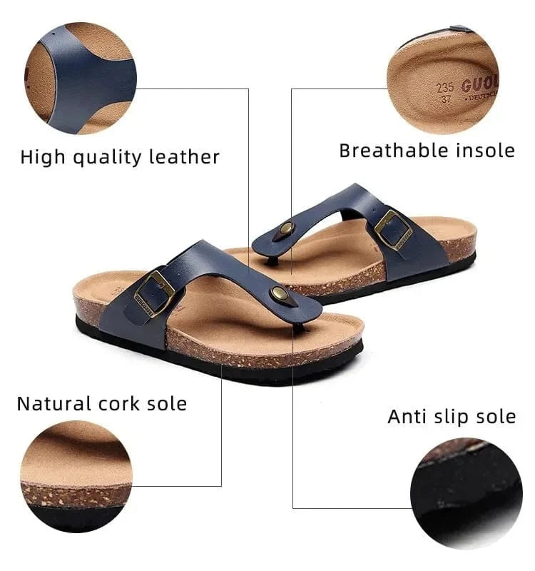 Primadon Sandalen & Flip-Flops Cozy | bequeme Pantoffeln unisex Wildleder