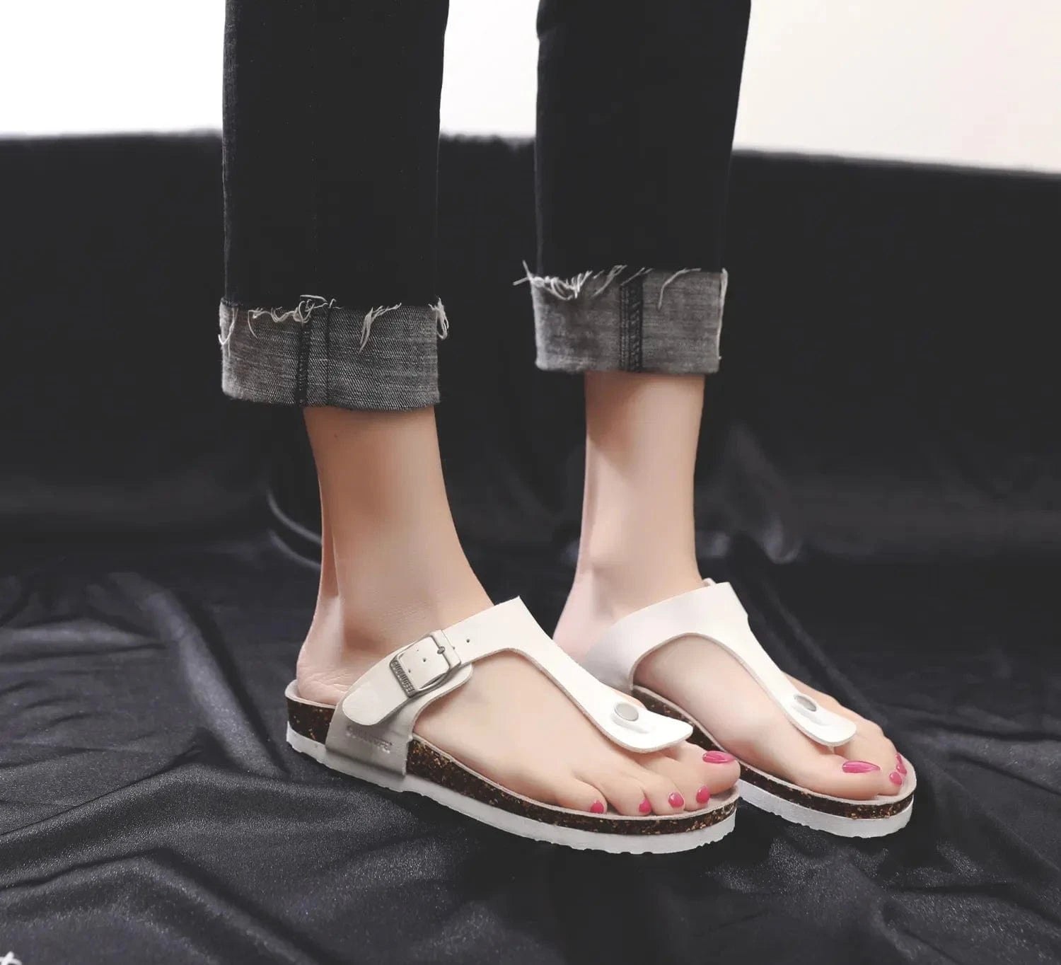 Primadon Sandalen & Flip-Flops Cozy | bequeme Pantoffeln unisex Wildleder