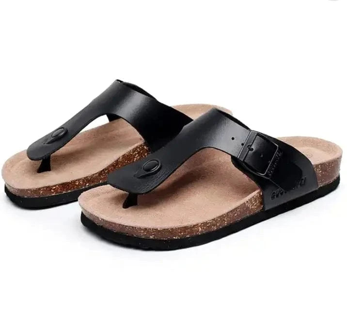 Primadon Sandalen & Flip-Flops schwarz / 35 Cozy | bequeme Pantoffeln unisex Wildleder