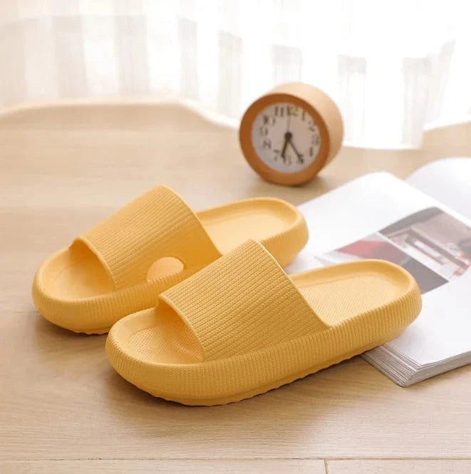 Primadon Sandalen Gelb / 34-35 Cozy | leichte Sandalen für Damen Sommer rutschfest