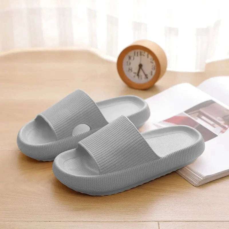 Primadon Sandalen Grau / 34-35 Cozy | leichte Sandalen für Damen Sommer rutschfest
