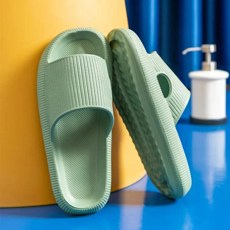 Primadon Sandalen Grün / 34-35 Cozy | leichte Sandalen für Damen Sommer rutschfest