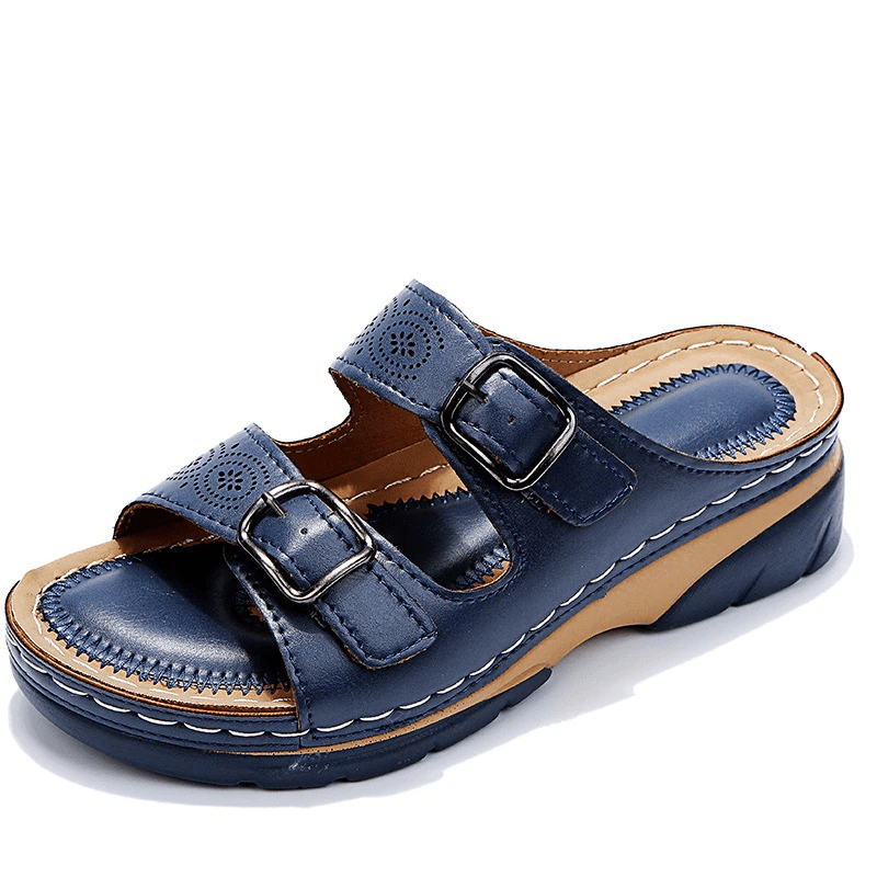 Primadon Sandalen Laura | Bequeme Sandalen für Damen Sommer Atmungsaktiv