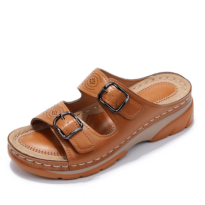Primadon Sandalen Laura | Bequeme Sandalen für Damen Sommer Atmungsaktiv
