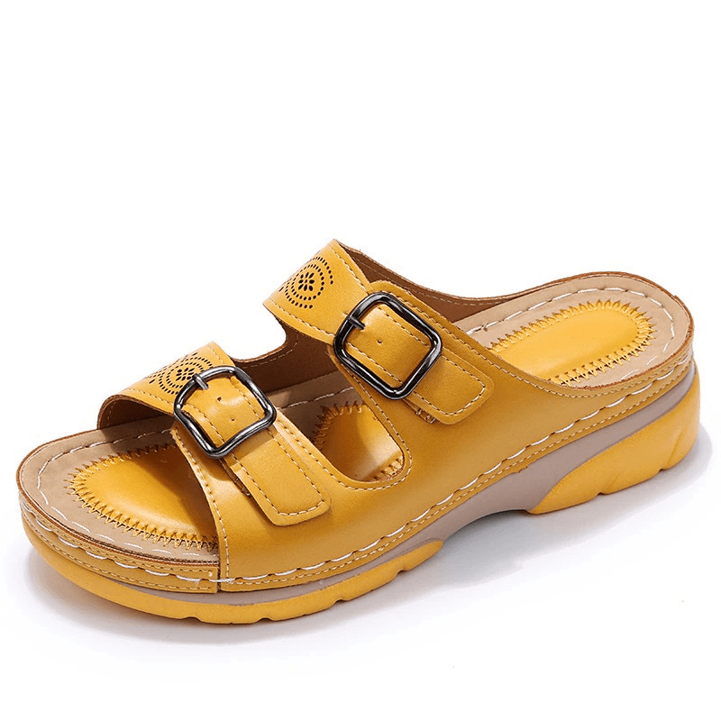 Primadon Sandalen Laura | Bequeme Sandalen für Damen Sommer Atmungsaktiv